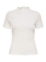 Only Shirt met staande kraag ONLEMMA S/S HIGHNECK TOP