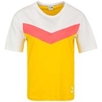 Puma XTG Colorblock T-Shirt Damen Funktionsshirts gelb/weiß Damen 