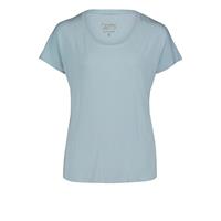 Cartoon Basic Shirt kurzarm T-Shirts blau Damen 