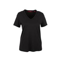 S.Oliver Jerseyshirt mit Rundhalsausschnitt T-Shirts schwarz Damen 