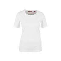 S.Oliver Jerseyshirt mit Rundhalsausschnitt T-Shirts weiß Damen 