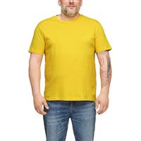 S.Oliver T-Shirt aus Baumwolljersey T-Shirts gelb Herren 