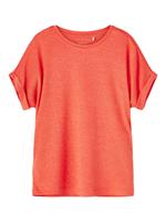 NAME IT Glitter Strepen T-shirt Dames Oranje