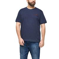 S.Oliver T-Shirt mit Farbeffekt T-Shirts blau Herren 