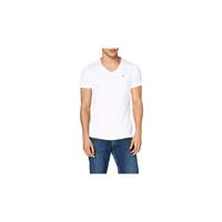 Tommy Hilfiger V-Kragen T-Shirt T-Shirts weiß Herren 