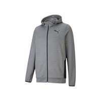 Puma Herren Sweat-Jacke - RTG FZ Hoodie, Loungewear, Zipper T-Shirts grau Herren 