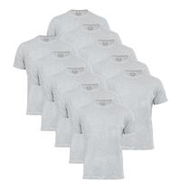 Cotton Prime 10er Pack T-Shirt O-Neck - Tee T-Shirts grau Herren 