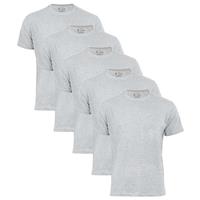 Cotton Prime 5er Pack T-Shirt O-Neck - Tee T-Shirts grau Herren 