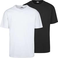 Urban Classics T-Shirt Heavy Oversized Tee 2-Pack T-Shirts schwarz/weiß Herren 