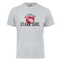 STARK SOUL Vintage Logo T-Shirt T-Shirts grau Herren 