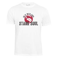 STARK SOUL Vintage Logo T-Shirt T-Shirts weiß Herren 