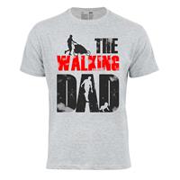 Cotton Prime Fun-Shirt THE WALKING DAD T-Shirts grau Herren 