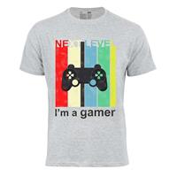 Cotton Prime T-Shirt I`m a Gamer - Next Level T-Shirts grau Herren 