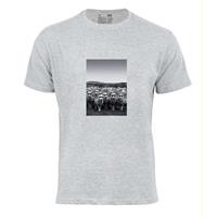 Cotton Prime T-Shirt Schafe mit Sonnenbrille T-Shirts grau Herren 