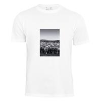 Cotton Prime T-Shirt Schafe mit Sonnenbrille T-Shirts weiß Herren 