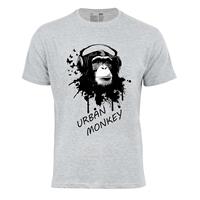 Cotton Prime T-Shirt URBAN MONKEY T-Shirts grau Herren 