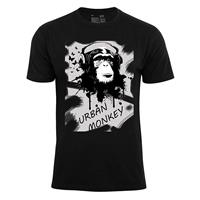 Cotton Prime T-Shirt URBAN MONKEY T-Shirts schwarz Herren 