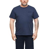 S.Oliver Jerseyshirt mit Brusttasche T-Shirts blau Herren 
