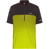 Löffler - Bike Shirt Flow Halfzip - Fietsshirt, groen/zwart