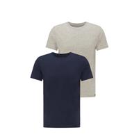 Lee T-shirt (set van 2 ) grijs/blauw