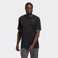 adidas City Elevated T-Shirt - Black Melange - Herren, Black Melange