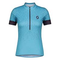 Scott - Women's Shirt Endurance 20 S/S - Fietsshirt, turkoois/blauw