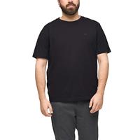 S.Oliver Jerseyshirt mit Crew Neck T-Shirts schwarz Herren 