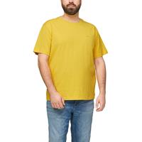 S.Oliver Jerseyshirt mit Crew Neck T-Shirts gelb Herren 