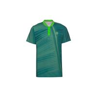 BIDI BADU Kesar Tech Polo T-Shirts dunkelgrün Herren 