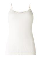 Spaghettitop Pure Silk Tops creme Damen 