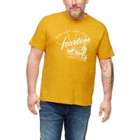 S.Oliver T-Shirt mit Frontprint T-Shirts gelb Herren 