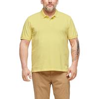S.Oliver Poloshirt aus Piqué T-Shirts gelb Herren 