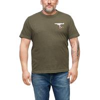 S.Oliver T-Shirt mit Peanuts-Print T-Shirts olive Herren 