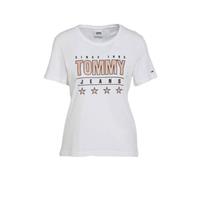 Tommy Jeans T-Shirt Slim Metallic T-Shirts weiß Damen 