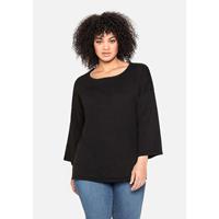 Sheego Oversized-Pullover Pullover schwarz Damen 