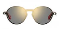 Polaroid Sonnenbrille 6082/g/csj5g/lm Herrenstahl Gold/grau