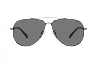 Polaroid Aviator Mens Dark Ruthenium Zwart grijze gepolariseerde zonnebril | Sunglasses