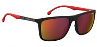 Carrera zonnebril 8032/S heren zwart met rode lens