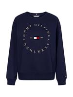 TommyHilfigerBluseBLUZAREGULARCIRCLEC-NKSWEATSHIRTWW0WW29435DW5BLACK–