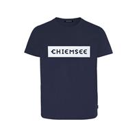 Chiemsee T-Shirt mit plakativem Markenschriftzug T-Shirts blau/weiß Herren 