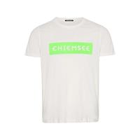 Chiemsee T-Shirt mit plakativem Markenschriftzug T-Shirts grün/weiß Herren 