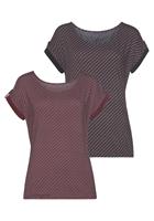 Vivance T-Shirt T-Shirts blau/lila Damen 