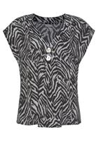 LASCANA Comfortabele blouse, met zebraprint