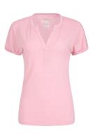 Mountain Warehouse Skye Damen-Slub-T-Shirt - Rosa