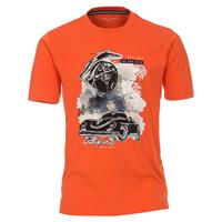 Casamoda T-Shirt Print  T-Shirt Print T-Shirts orange Herren 