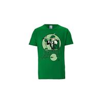 Logoshirt T-Shirt Green Arrow mit coolem Print T-Shirts grün Herren 