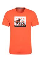 Mountain Warehouse Pure Mountain Bio-Baumwoll Herren T-Shirt - Orange