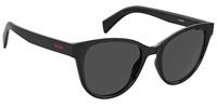 Levi's zonnebril 1014/S dames cat.3 cat eye polyamide zwart/grijs