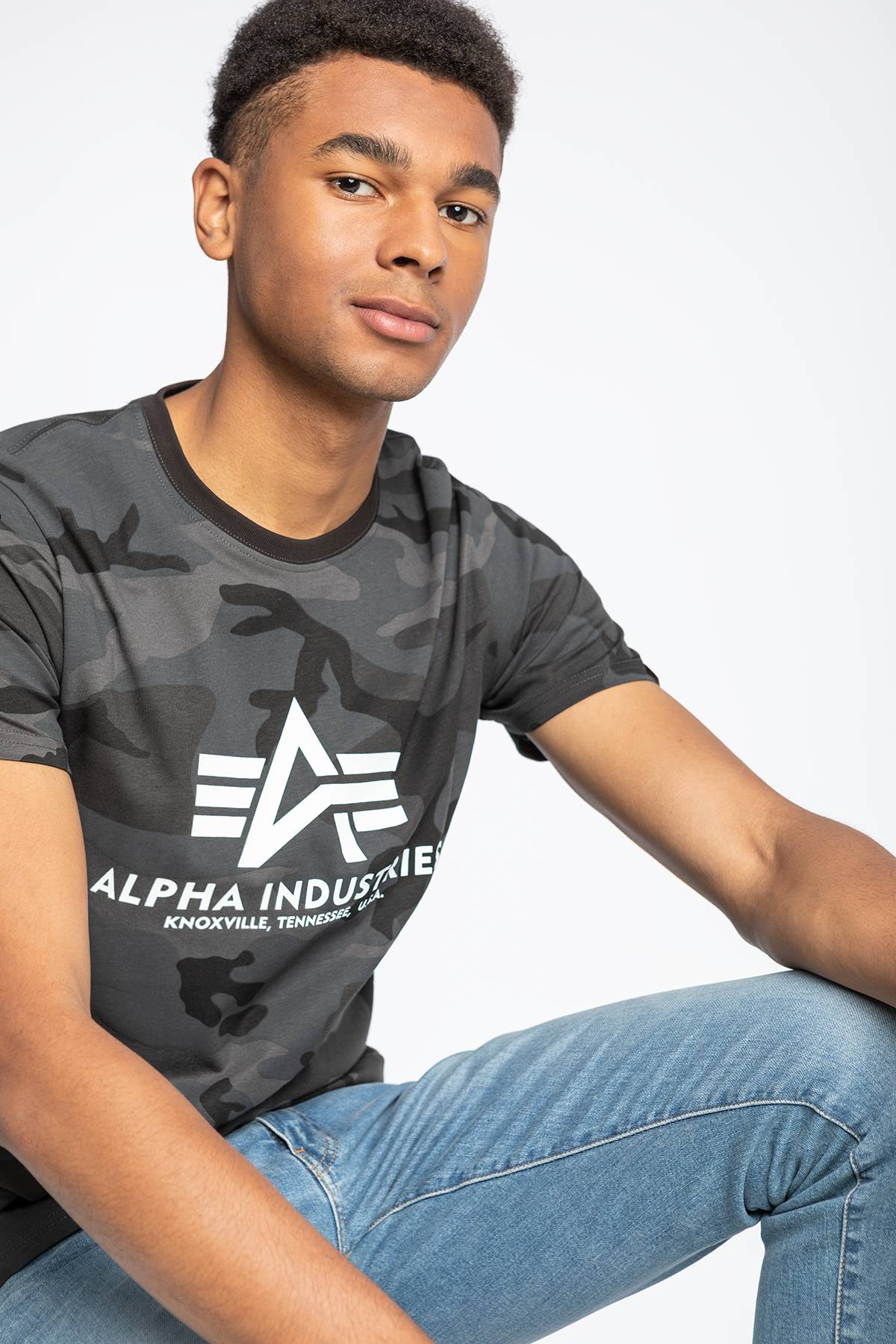 Alpha Industries T-shirt Alpha Industries Men - T-Shirts & Polos Basic T-Shirt Camo