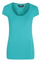 Mountain Warehouse Pacesetter reflektierendes Damen-T-Shirt - Blau